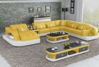 Luxury corner sectional furniture with LED base