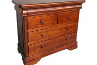 Solid wood drawer chest furniture with crown molding