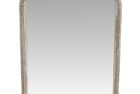 Antique mirror cabinet furniture with distressed frame