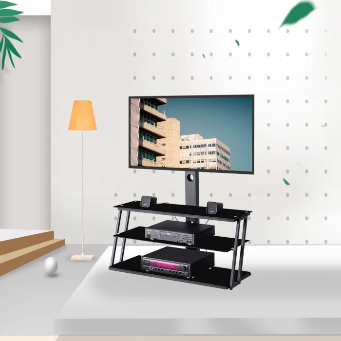 Limited edition TV console furniture with rotating mount