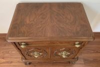 Antique nightstand furniture with claw feet