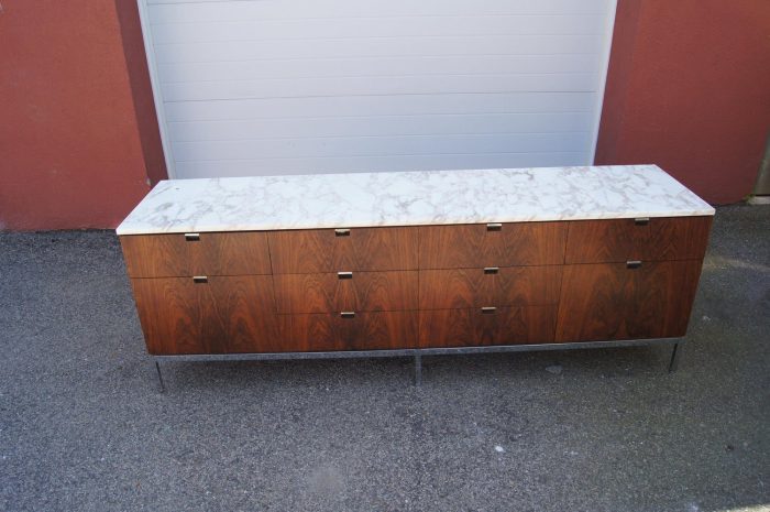 High-end credenza furniture with marble top