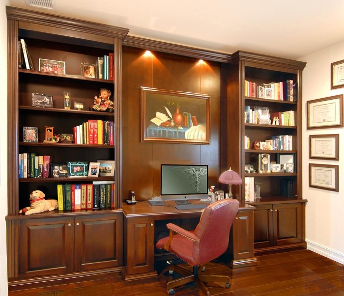 High-end bookshelf wall unit furniture with columns