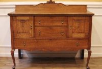 Custom buffet furniture with antique handles