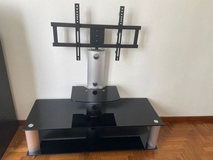 Limited edition TV console furniture with rotating mount